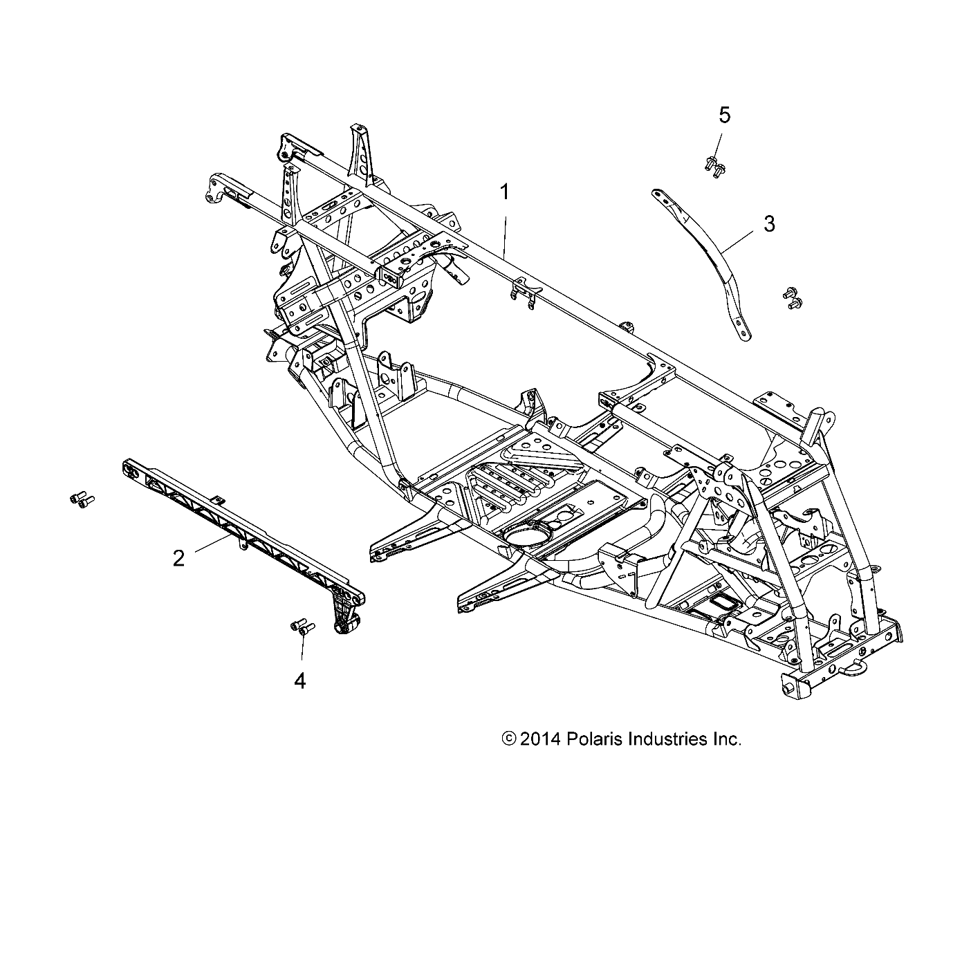 CHASSIS, MAIN FRAME - A15SXE85FI (49ATVFRAME15850SP)