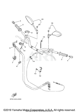 STEERING HANDLE CABLE