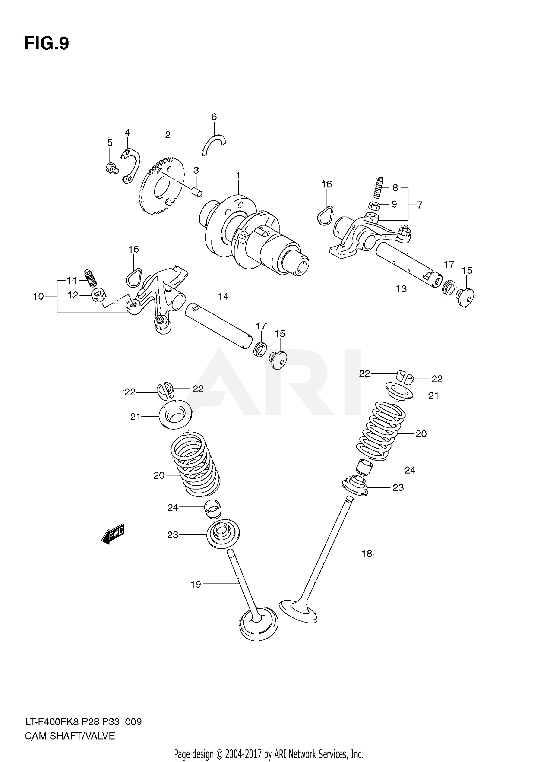 CAMSHAFT - VALVE