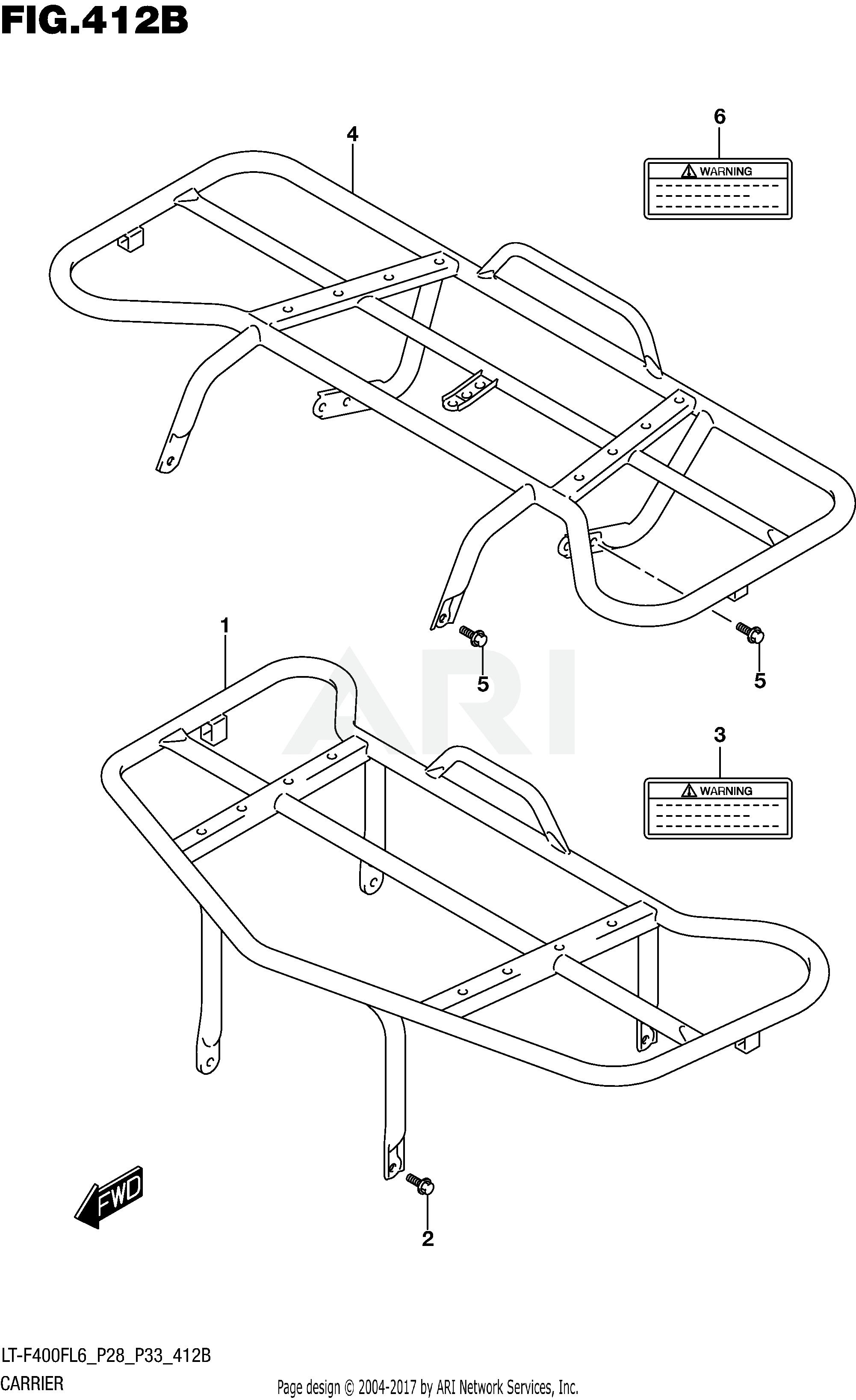 CARRIER (LT-F400FL6 P33)