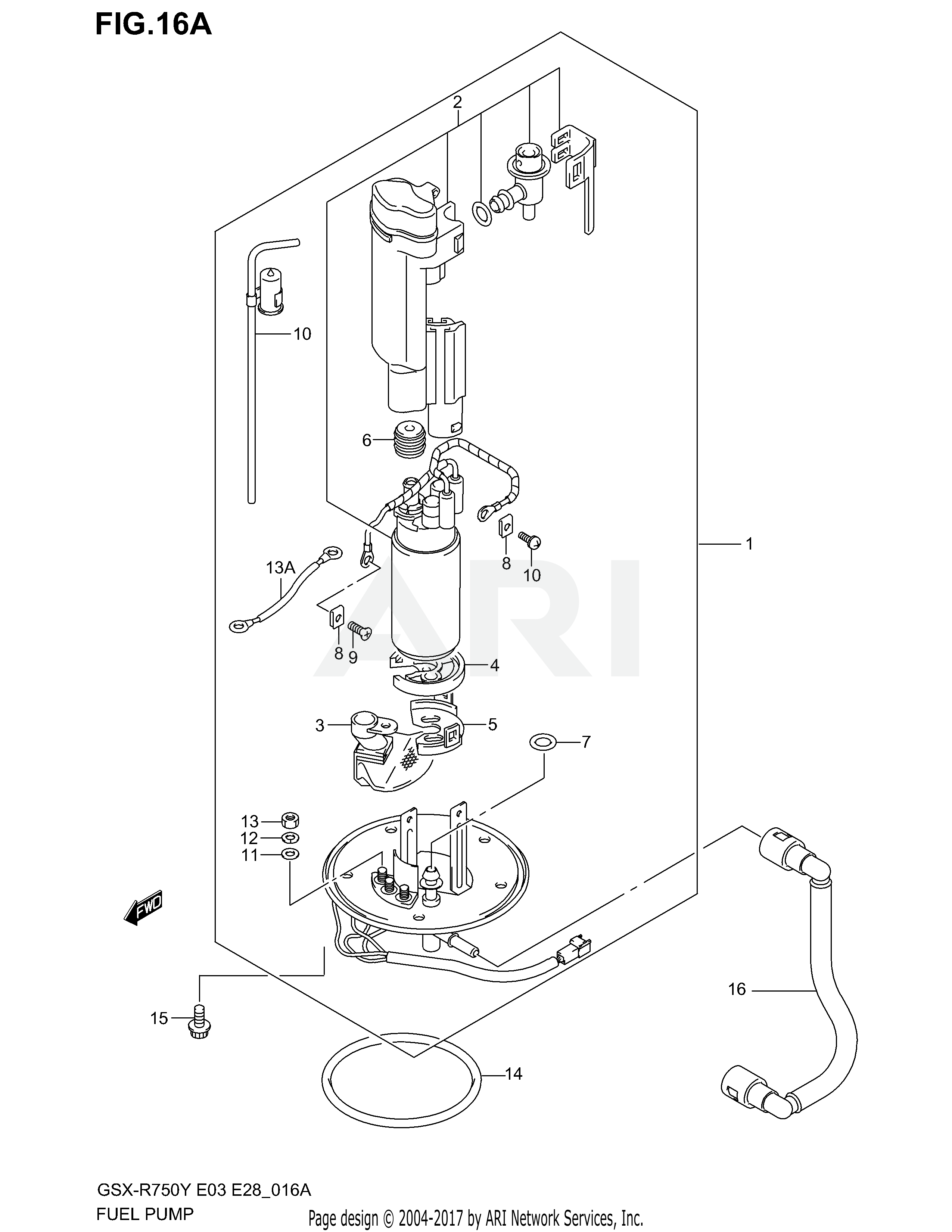 FUEL PUMP (MODEL K2/K3)