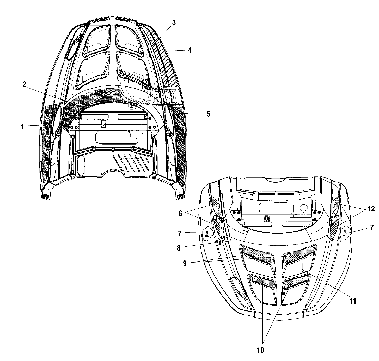 HOOD - FOAM/FOIL - S01SB8AS (4960686068A010)