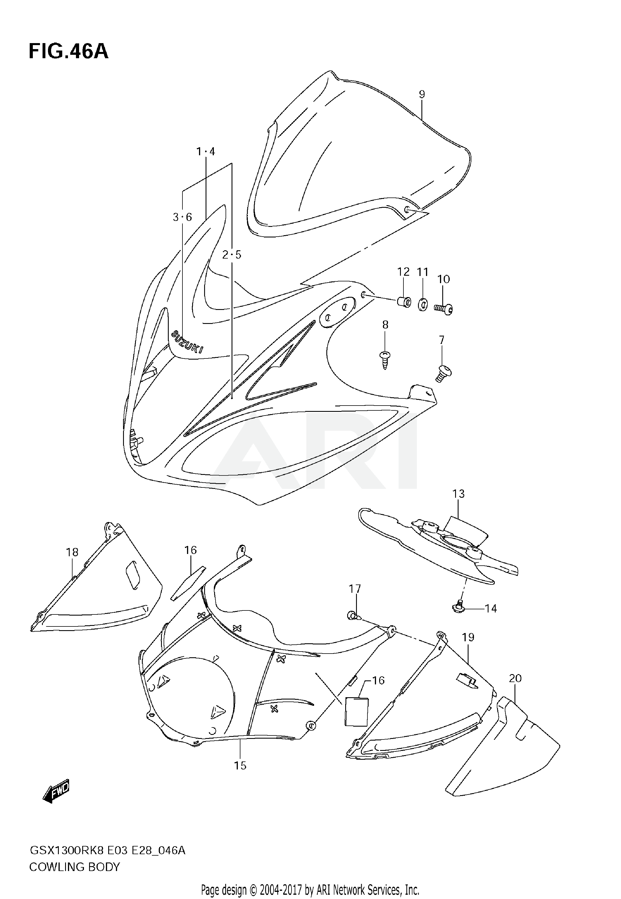 COWLING BODY (MODEL K9)