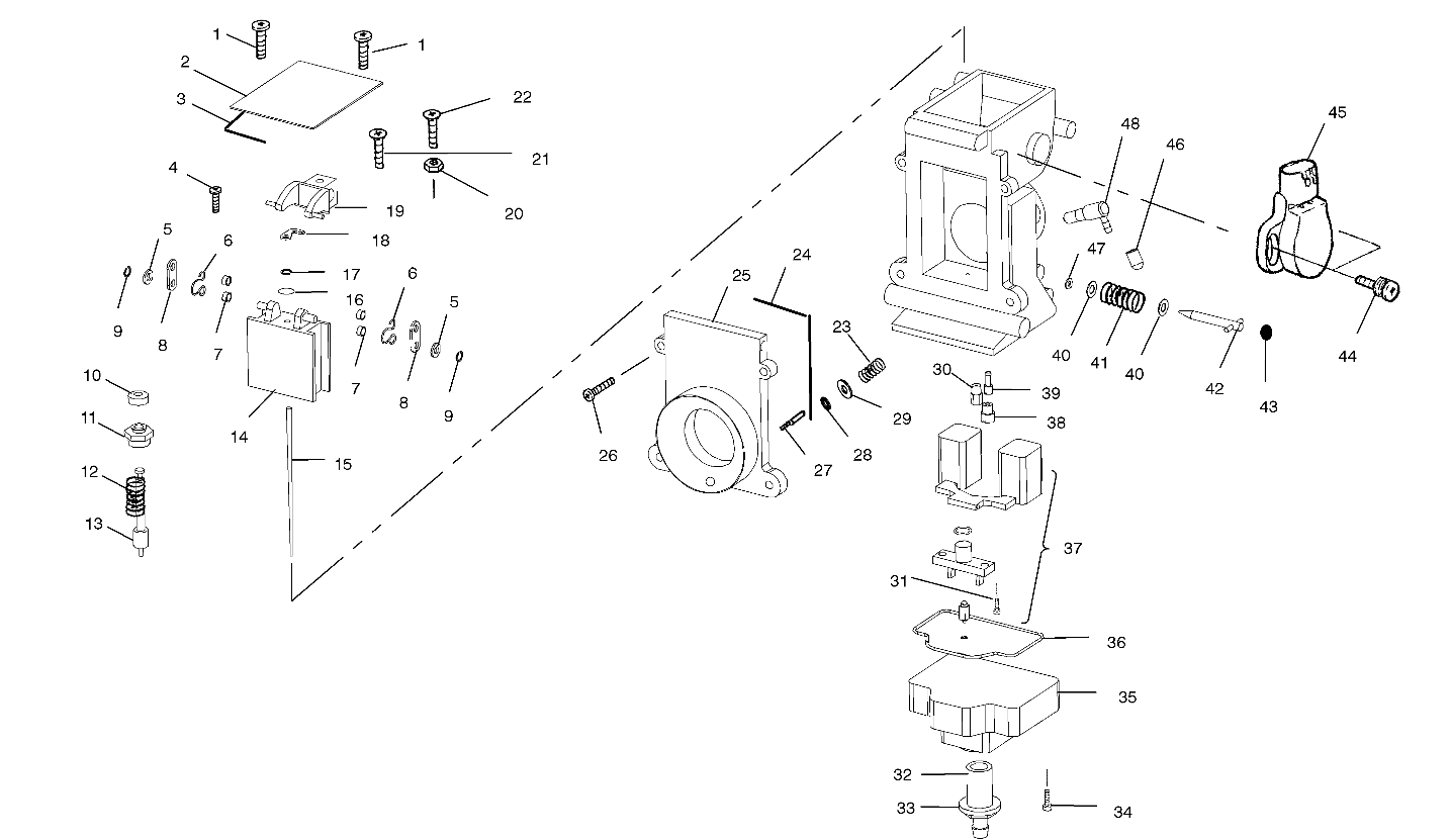 CARBURETOR - S02NJ7CS/CSA (4970567056C08)