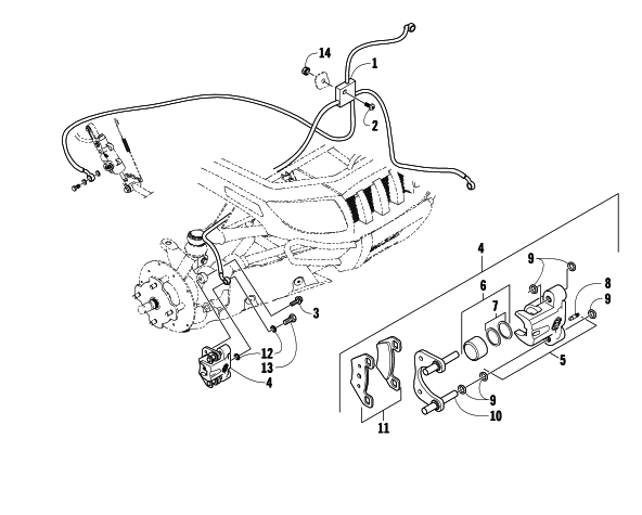 HYDRAULIC BRAKE ASSEMBLY