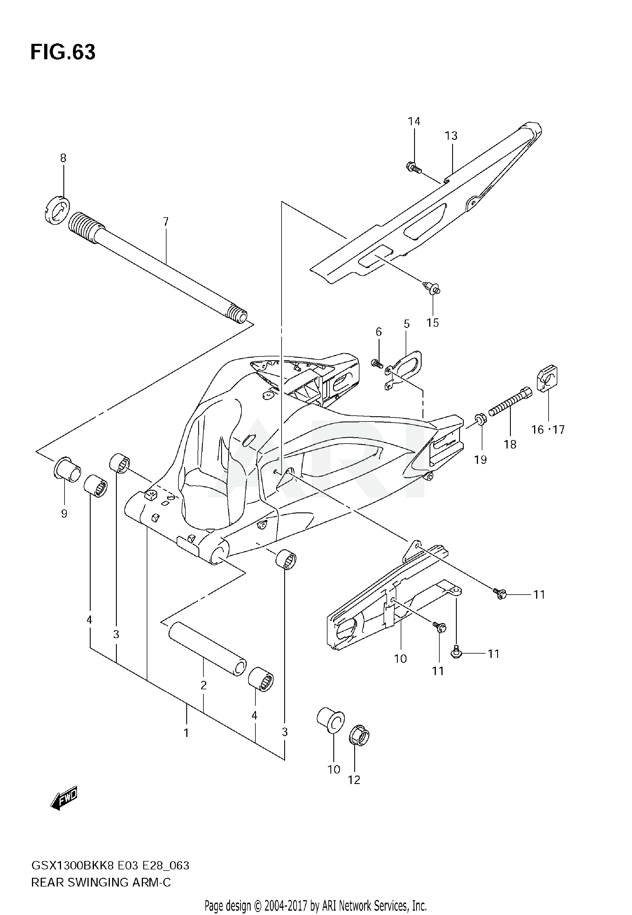 REAR SWINGINGARM