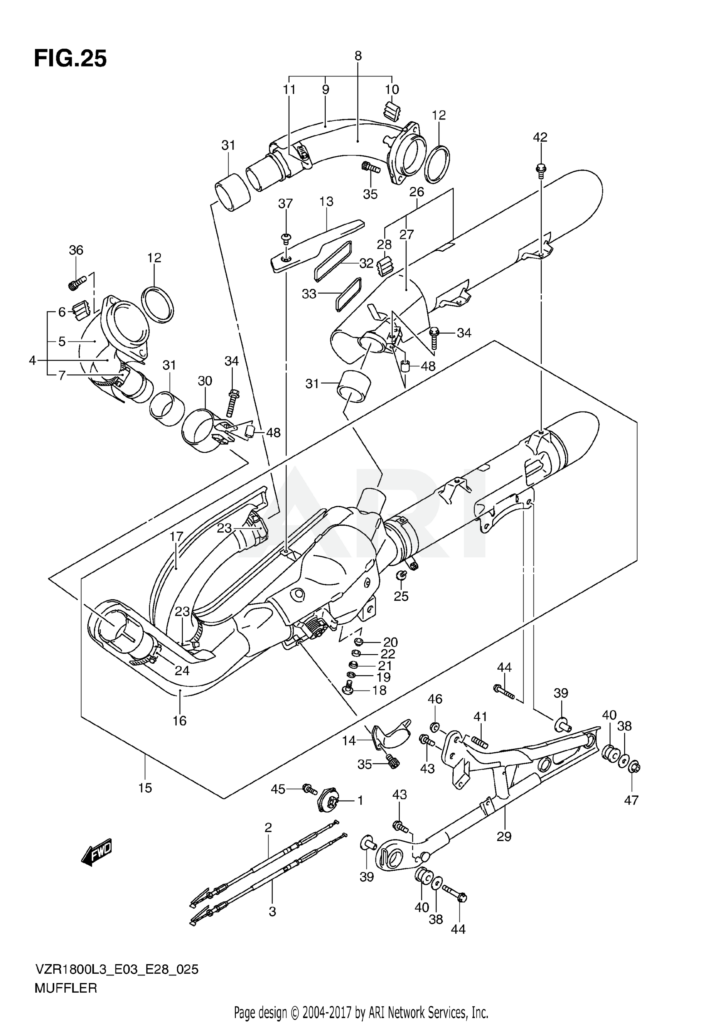 MUFFLER (VZR1800L3 E03)