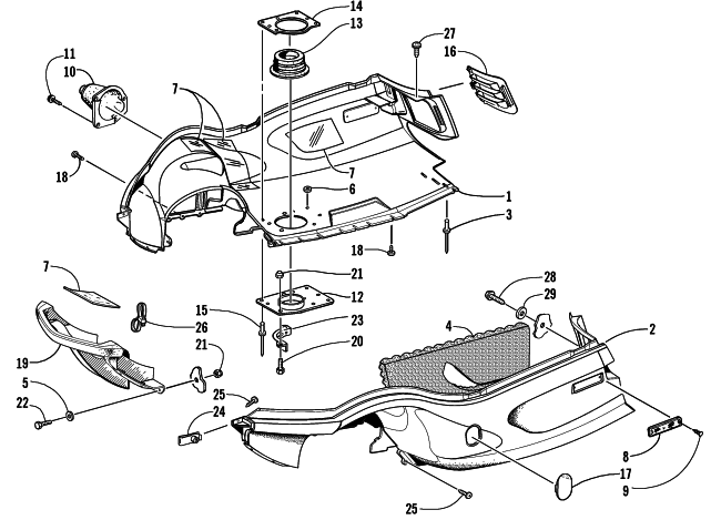 BELLY PAN AND FRONT BUMPER ASSEMBLY