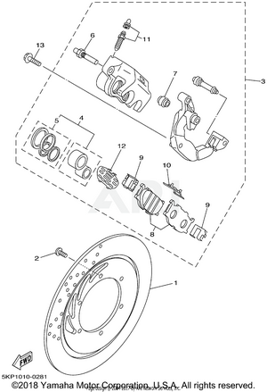 FRONT BRAKE CALIPER