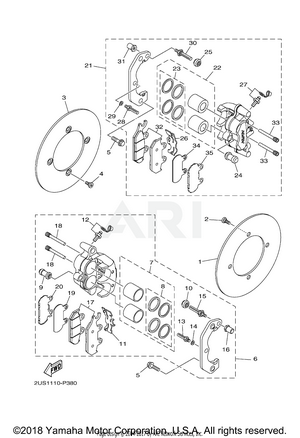 FRONT BRAKE CALIPER