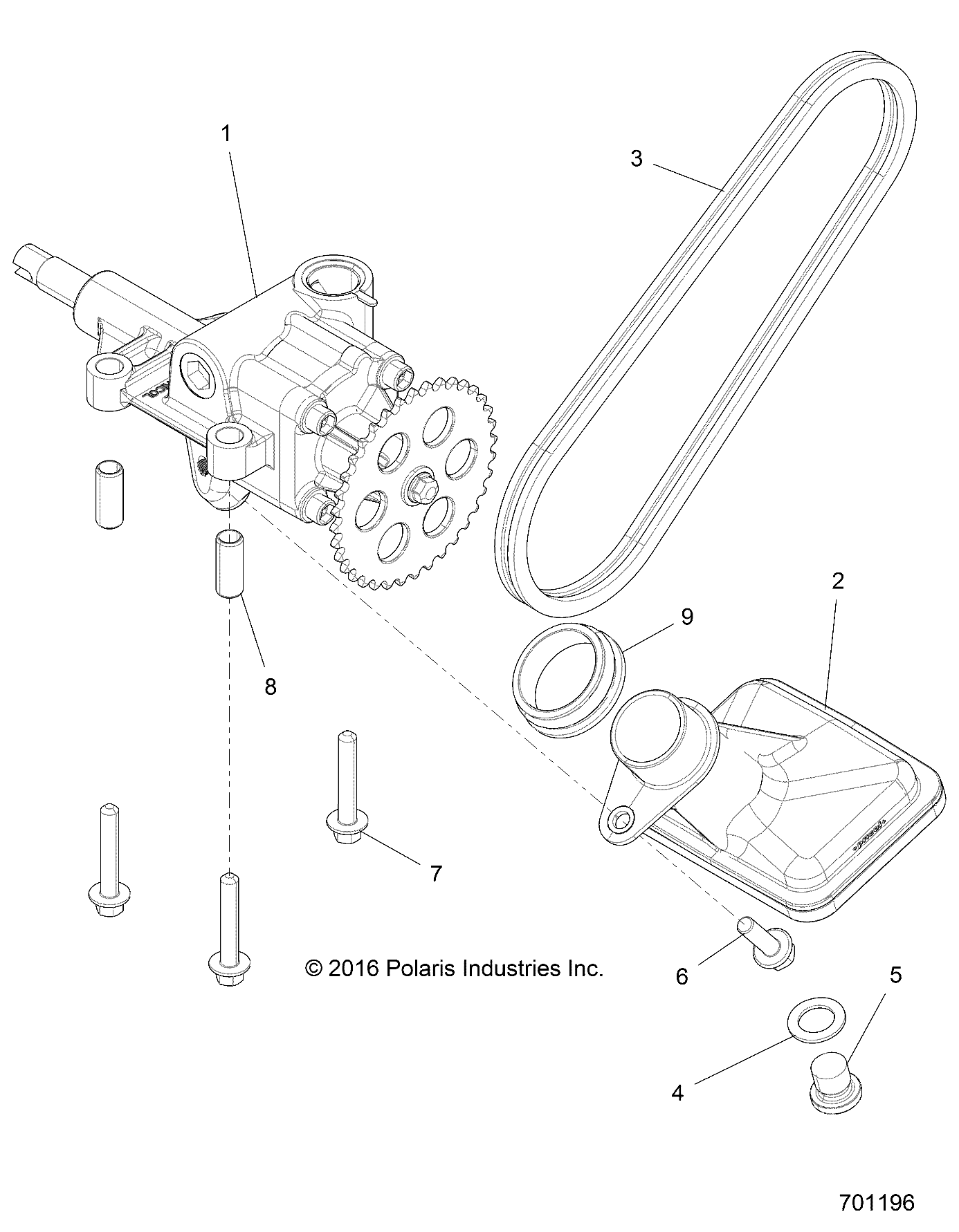 ENGINE, OIL PUMP - Z18VDE99NK (701196)