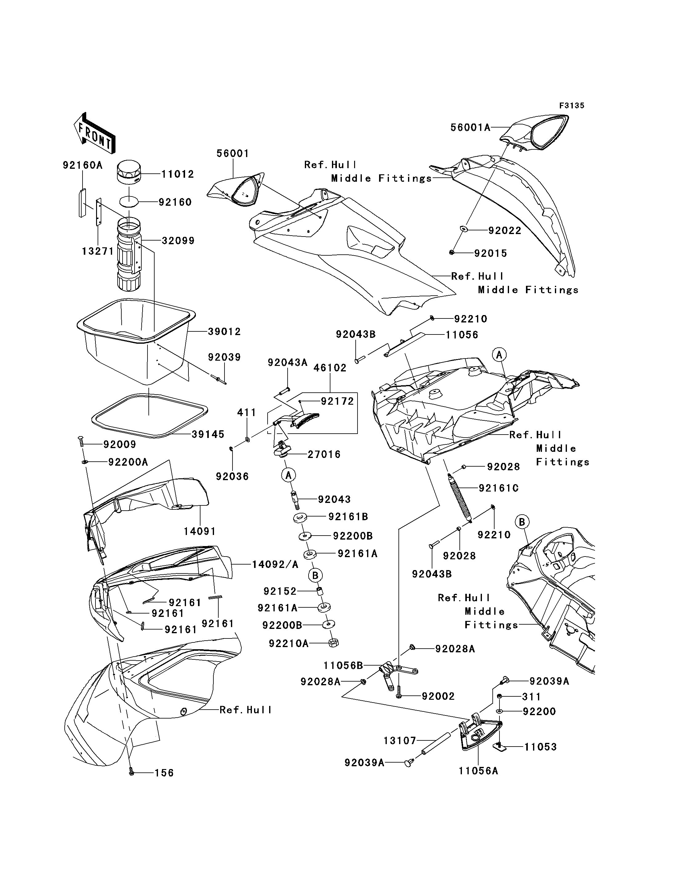 Hull Front Fittings