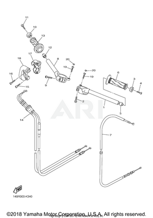 STEERING HANDLE CABLE