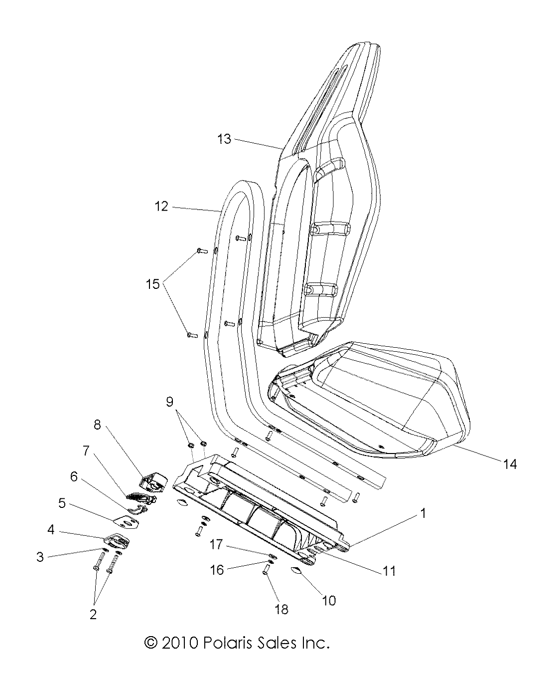 BODY, SEAT ASM. - R11JH87AA/AD (49RGRSEAT11RZR)