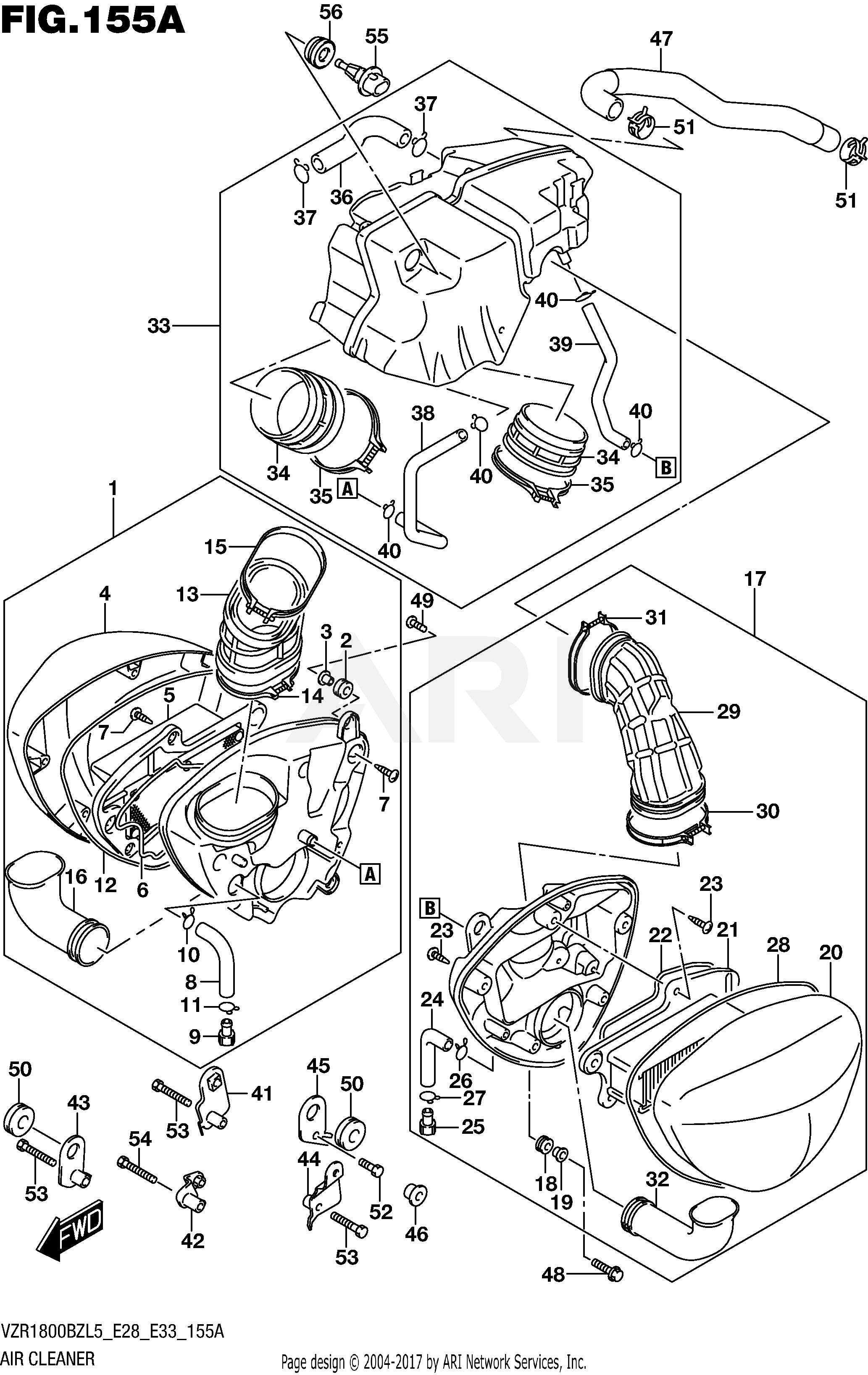 AIR CLEANER (VZR1800BZL5 E28)