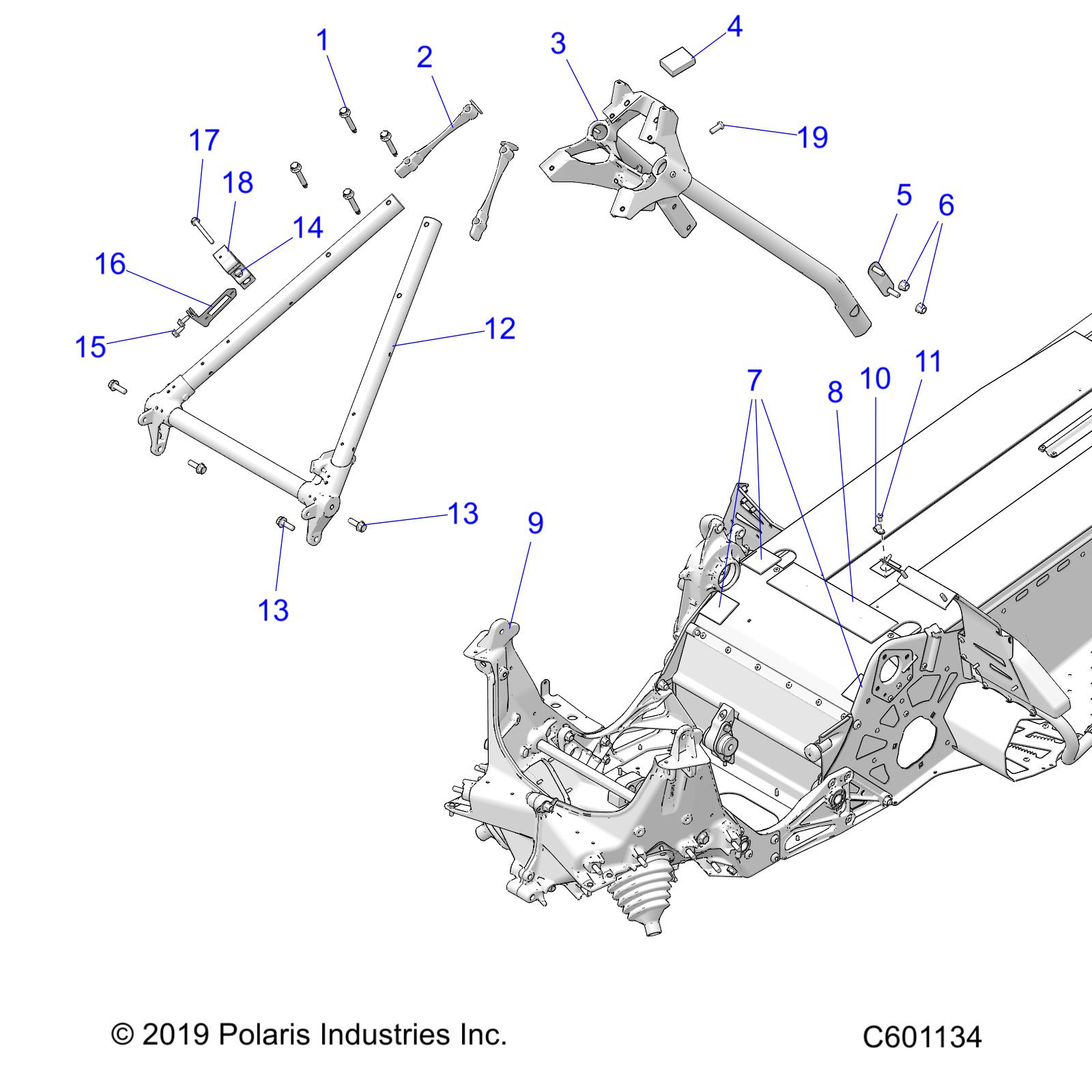 CHASSIS, CHASSIS ASM. and OVER STRUCTURE - S20CEA5BSL (C601134)