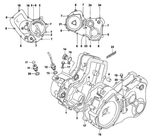 CRANKCASE COVER ASSEMBLY