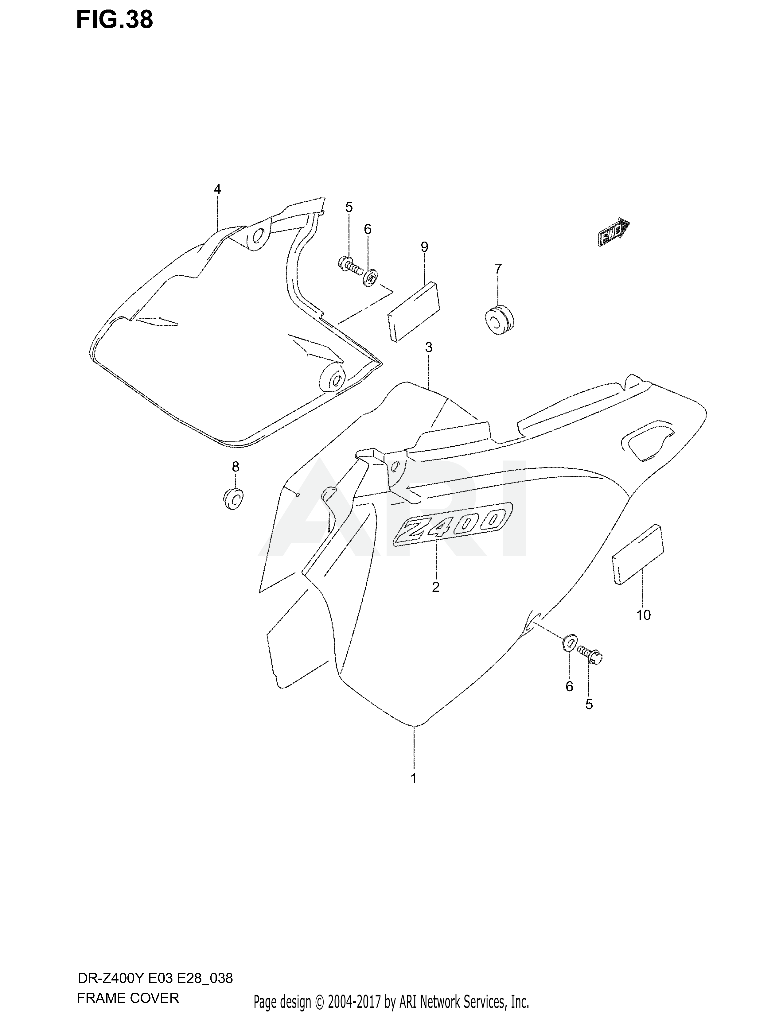 FRAME COVER (MODEL Y/K1/K2)