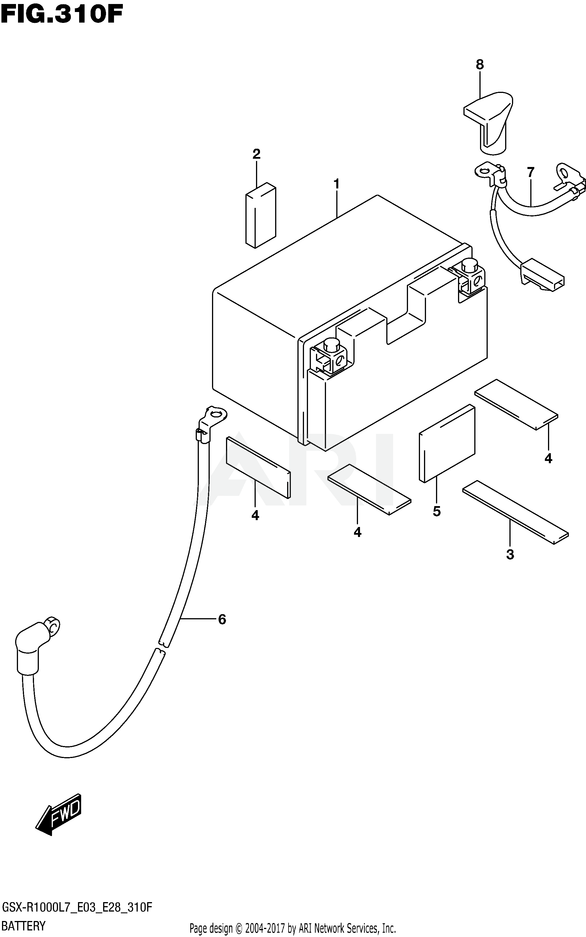 BATTERY (GSX-R1000AL7 E33)