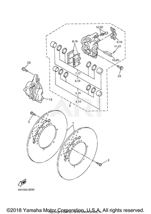 FRONT BRAKE CALIPER