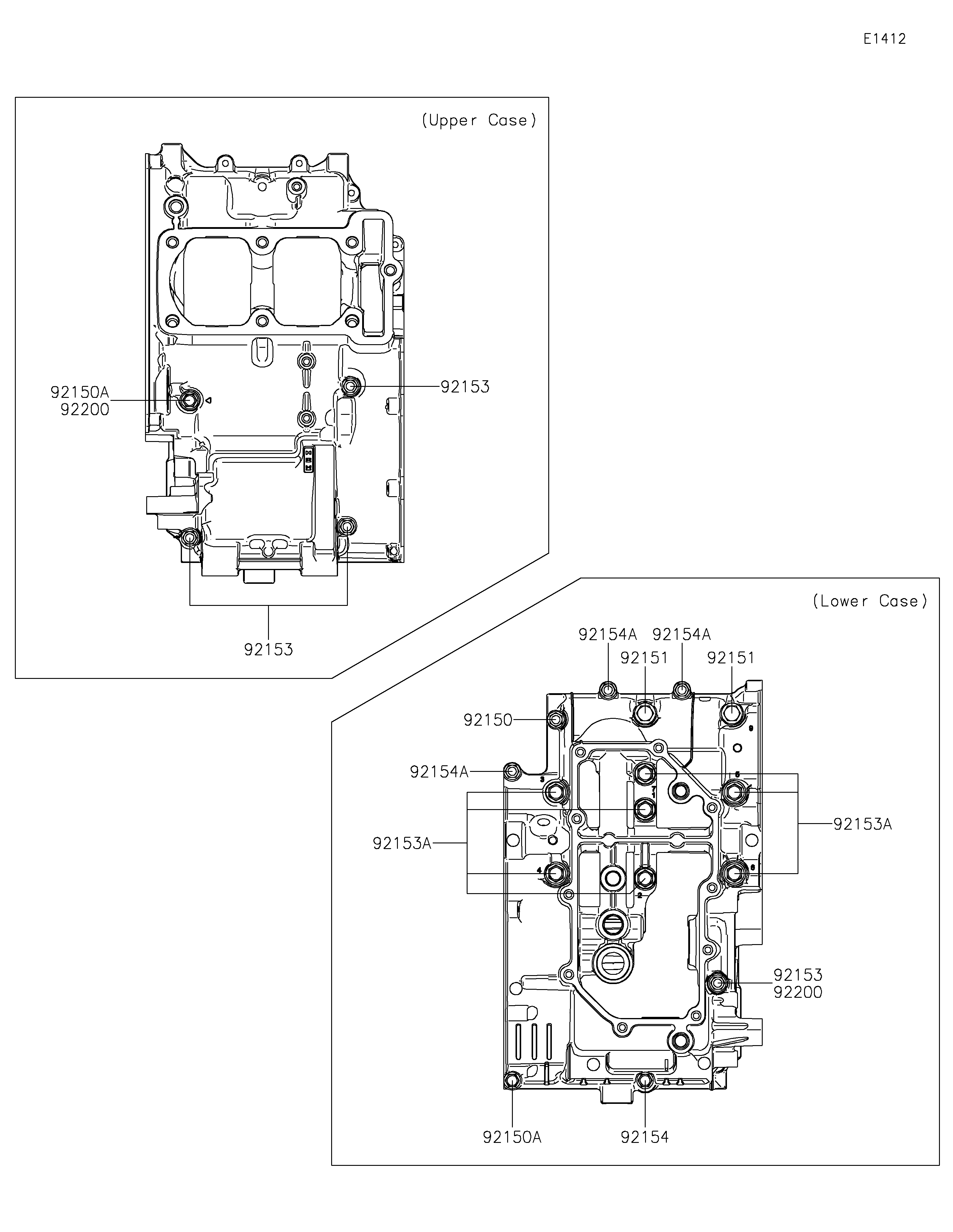 Crankcase Bolt Pattern