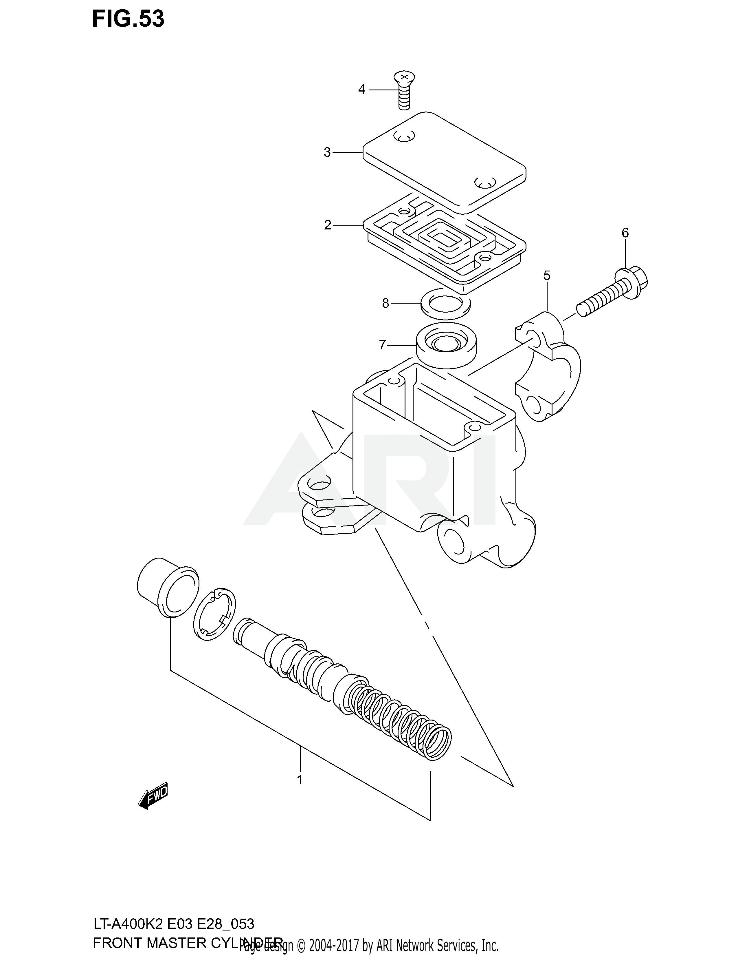 FRONT MASTER CYLINDER