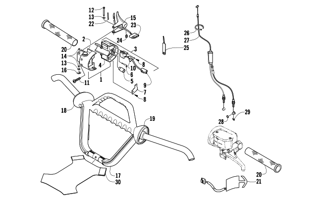 HANDLEBAR AND CONTROLS