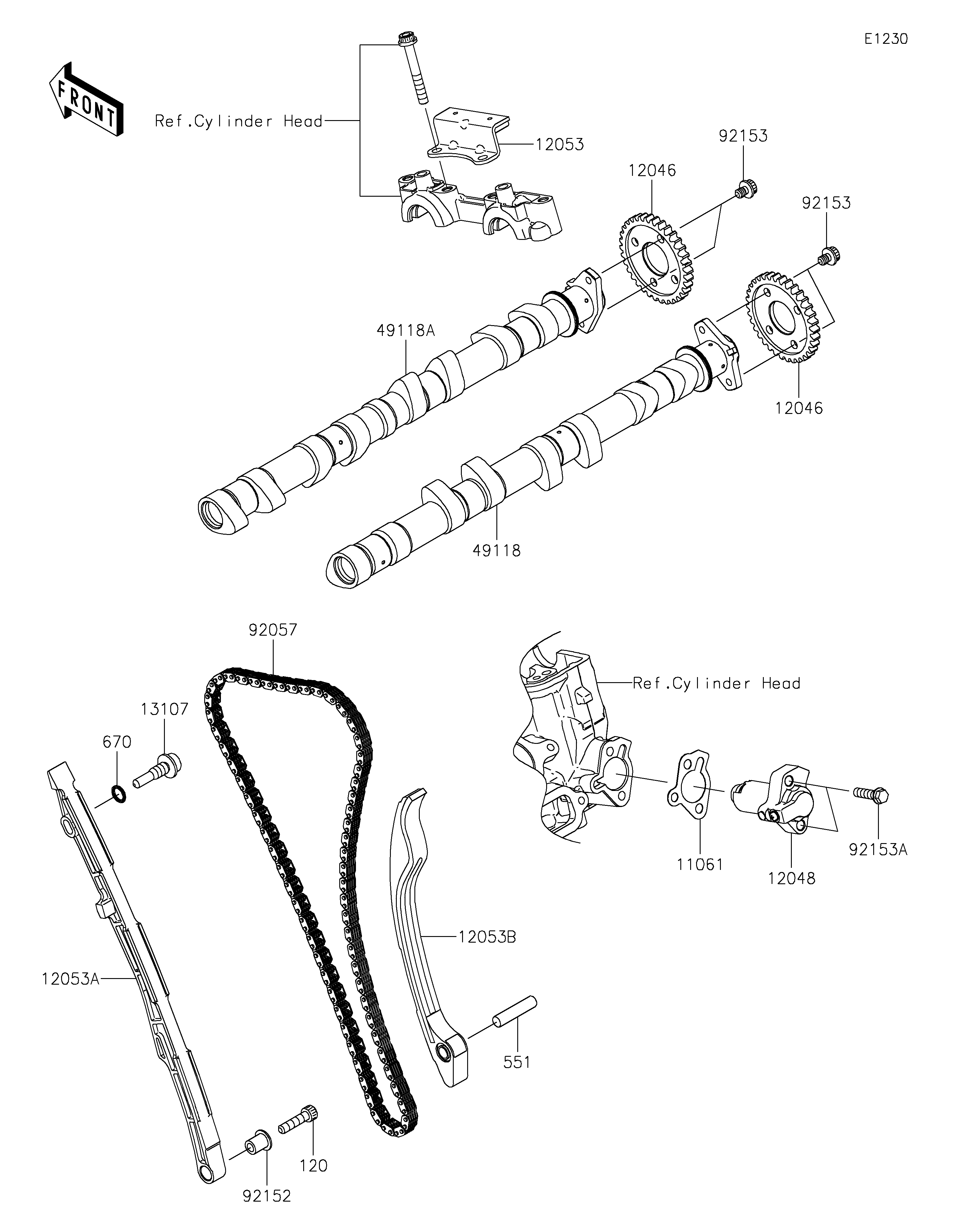 Camshaft(s)/Tensioner