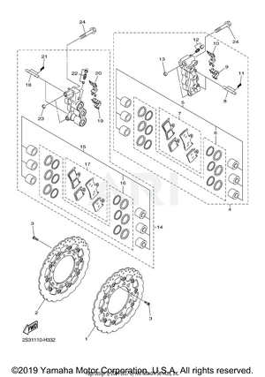 FRONT BRAKE CALIPER