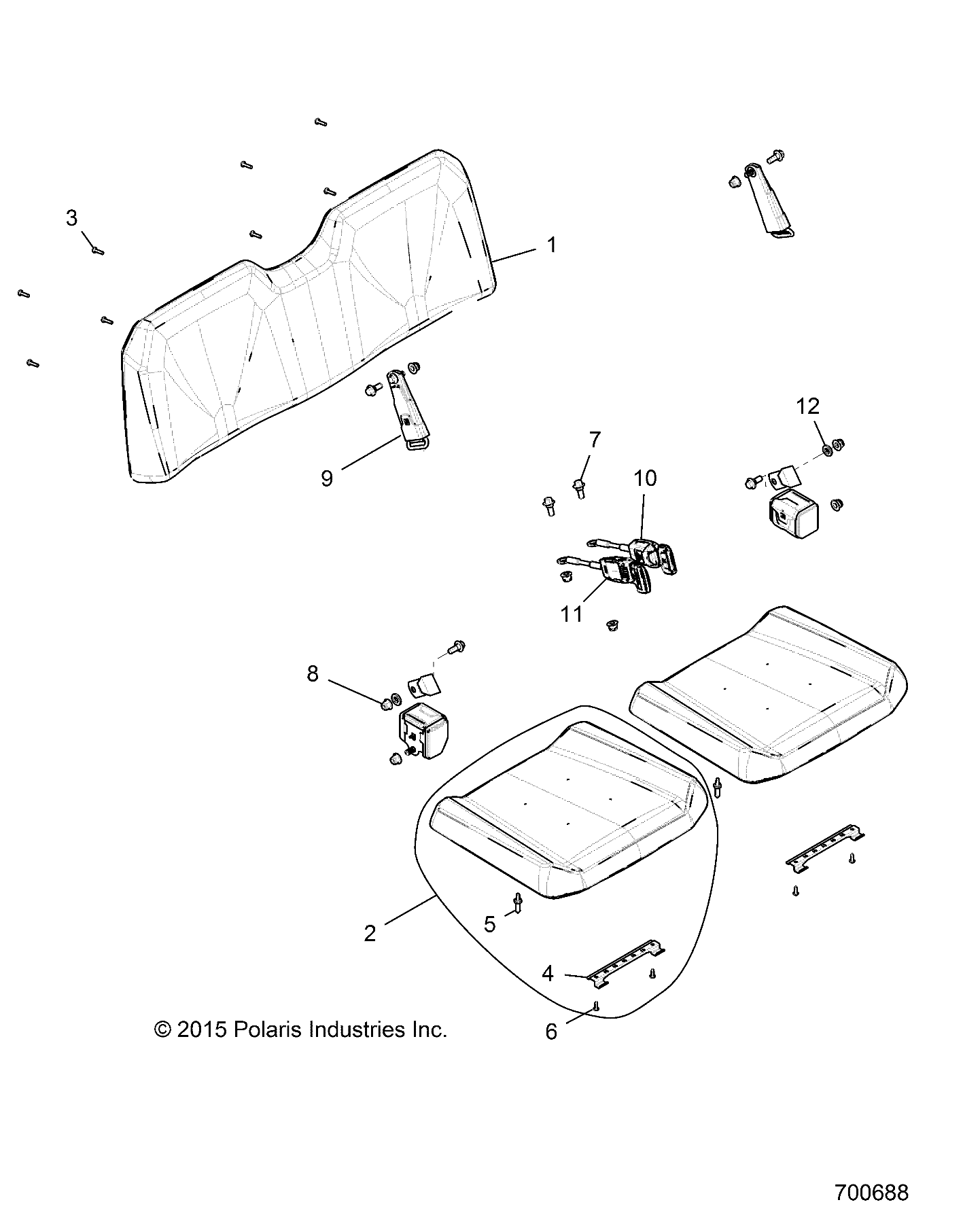 BODY, SEAT AND SEAT BELTS - R20MAAE4G8/G9 (700688)