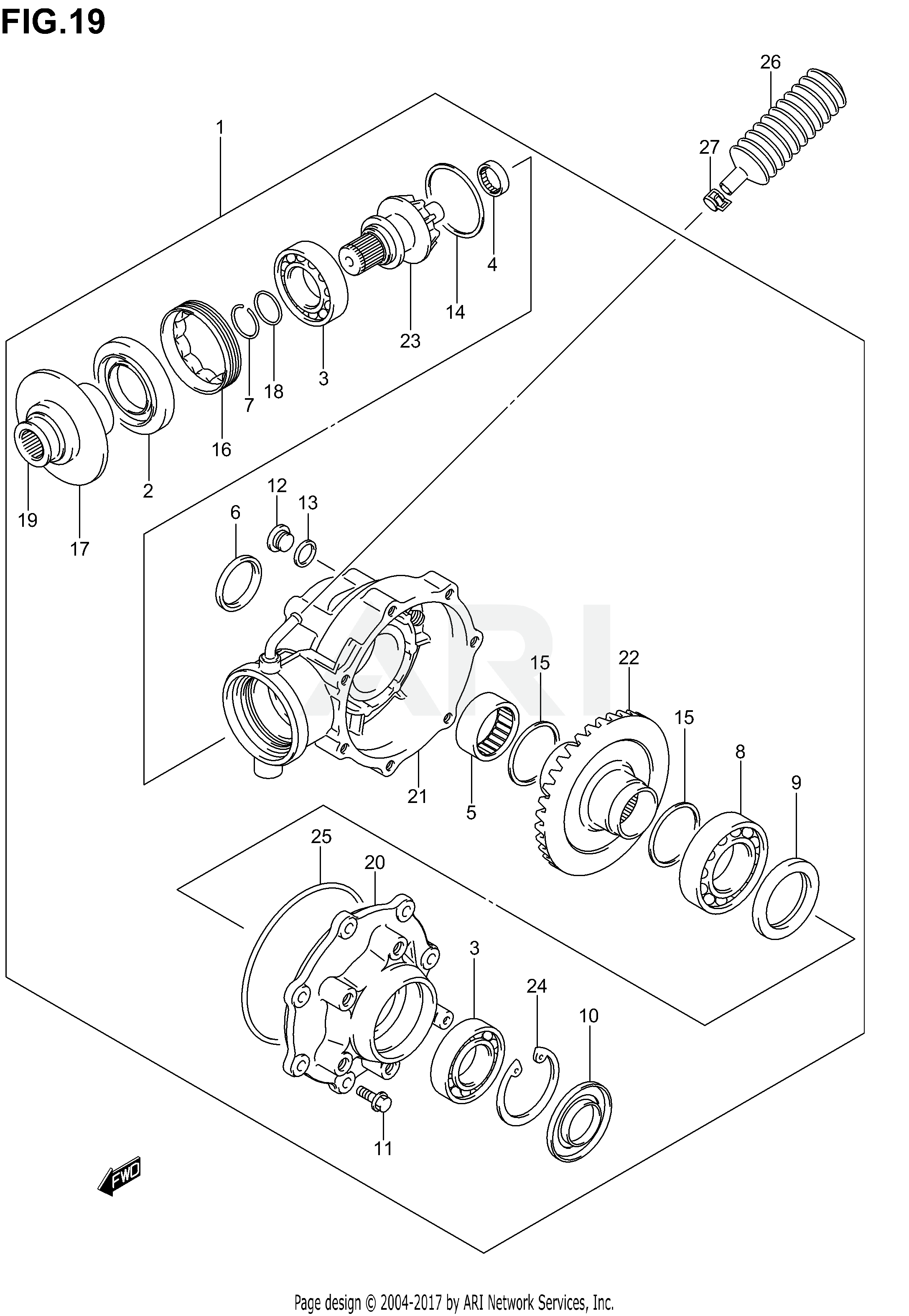 FINAL BEVEL GEAR (NOTE)