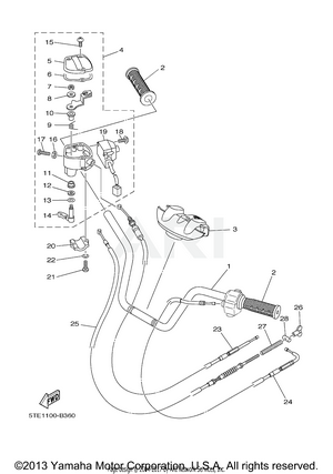 STEERING HANDLE CABLE