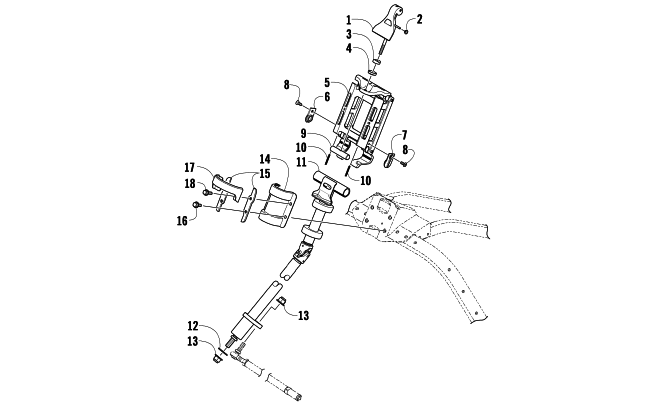 STEERING POST ASSEMBLY