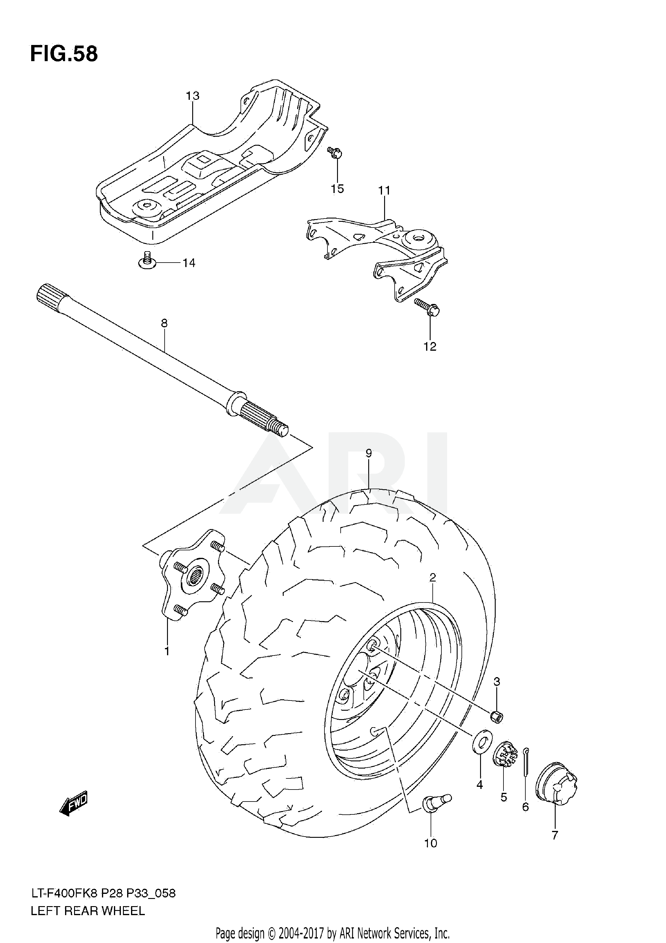 LEFT REAR WHEEL