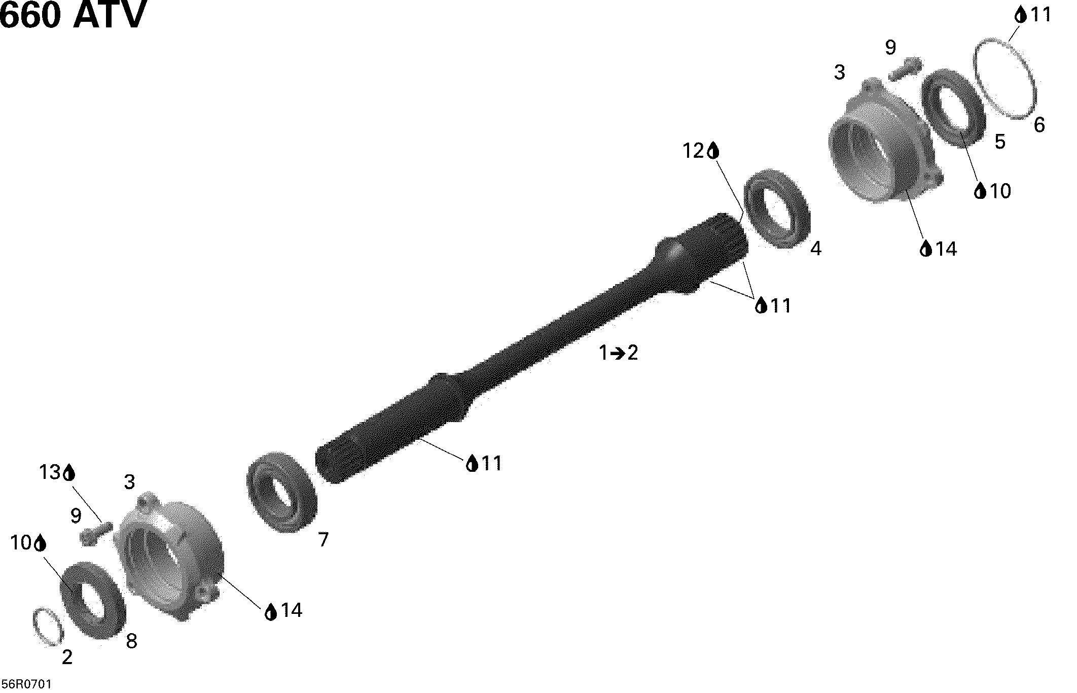 Drive Shaft (from engine number M6377192)