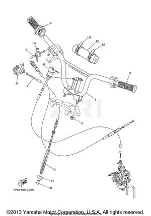 STEERING HANDLE CABLE