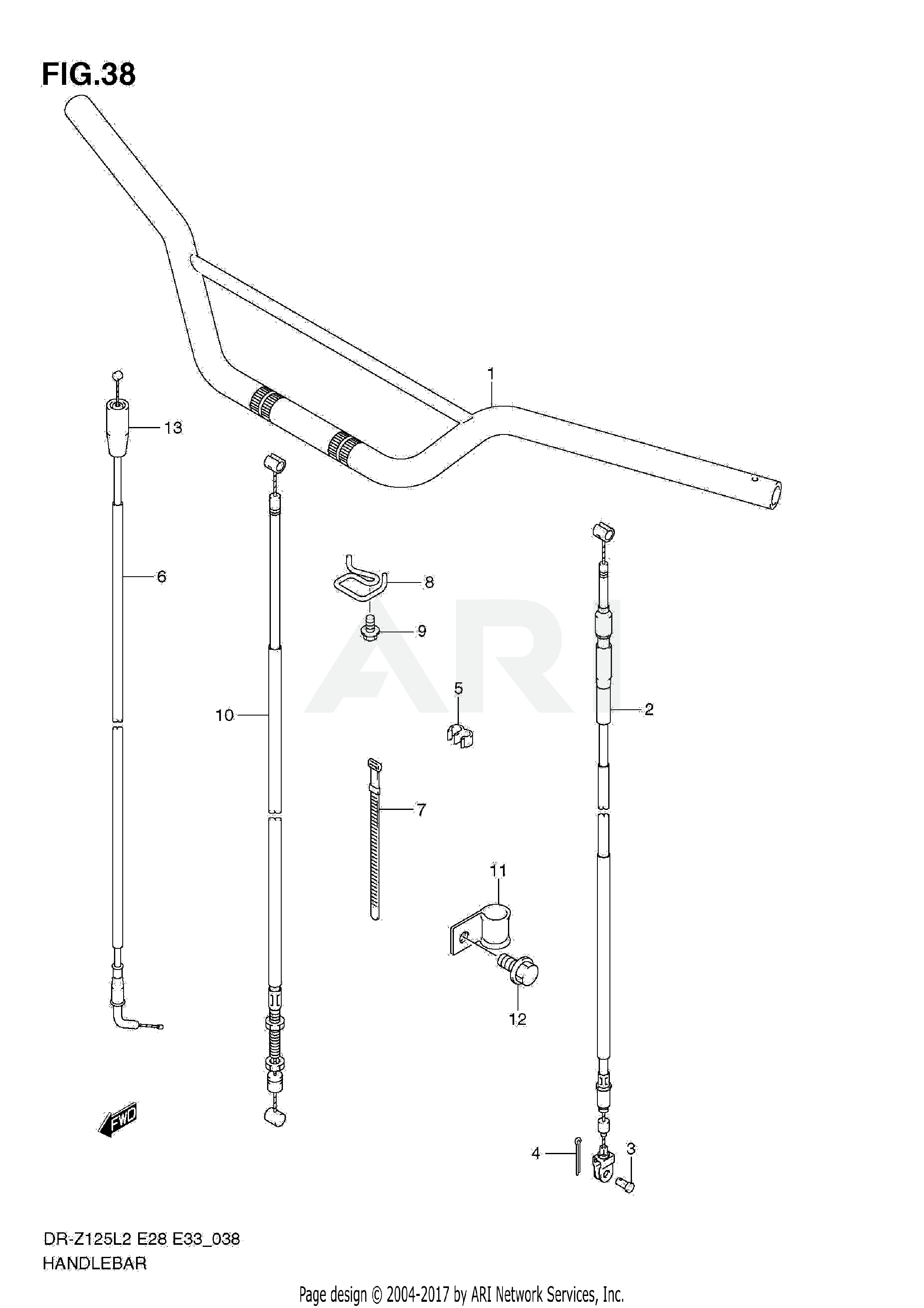 HANDLEBAR (DR-Z125 E33)