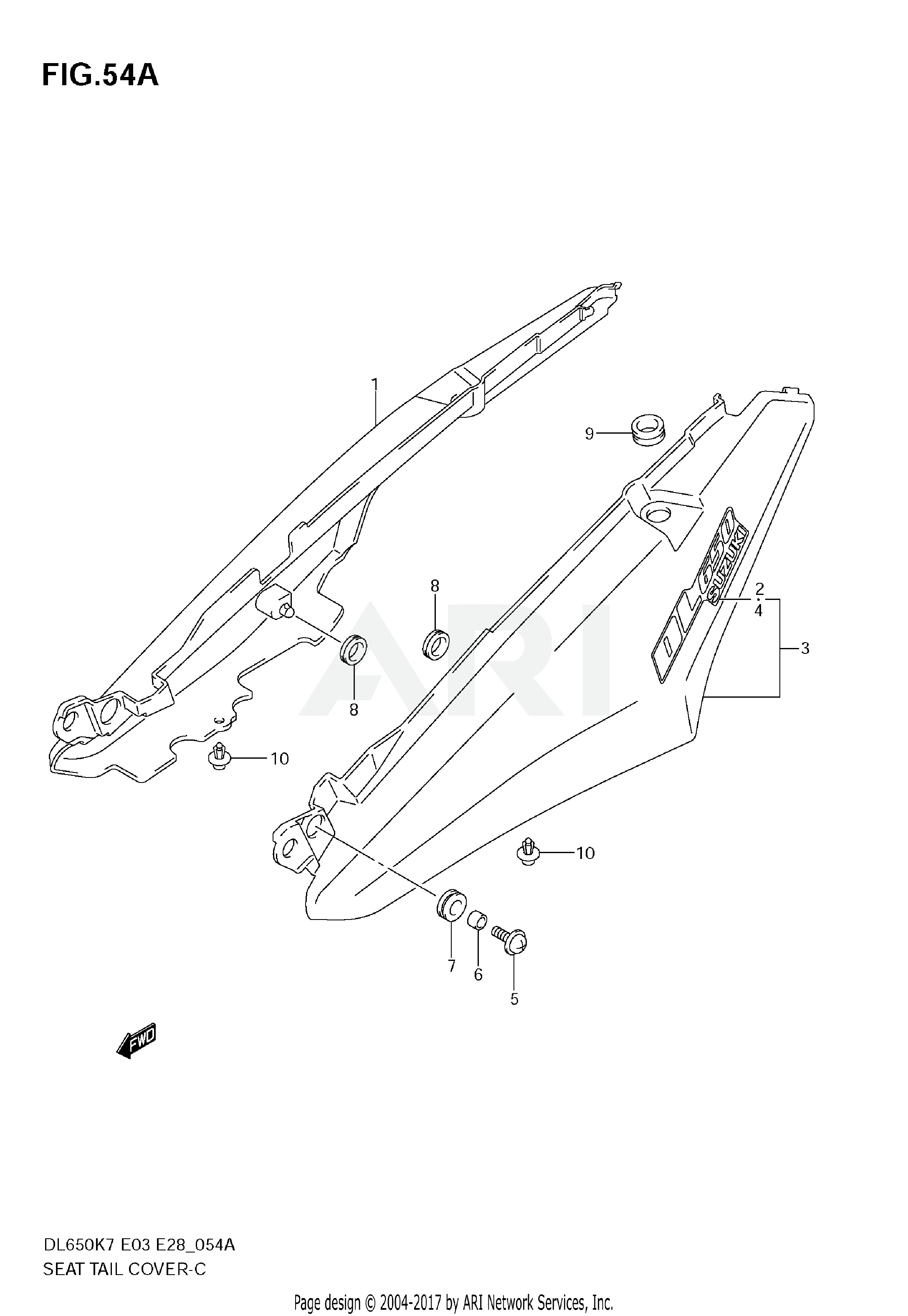 SEAT TAIL COVER (MODEL K8)