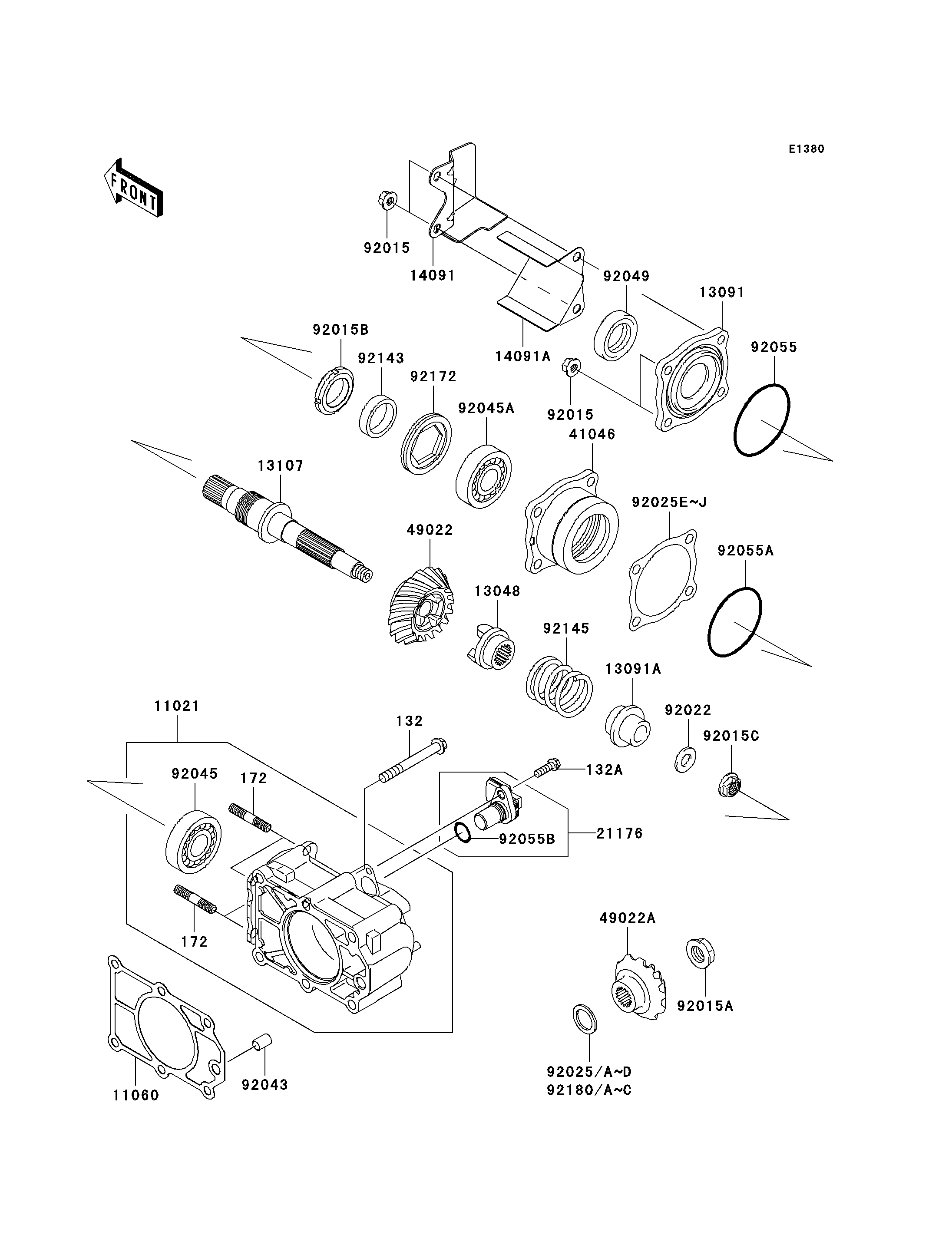 Bevel Gear Case