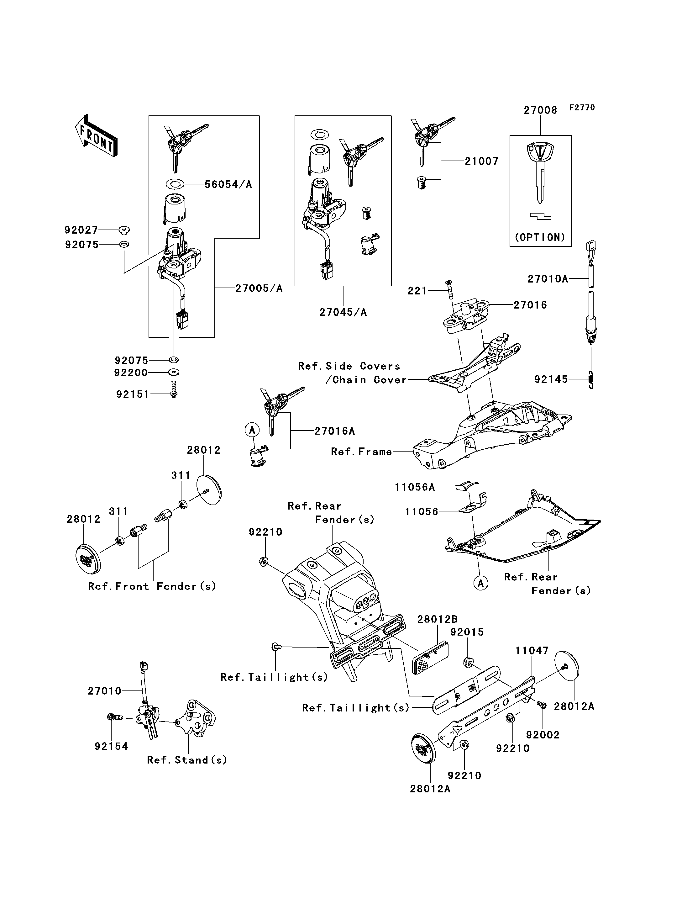 Ignition Switch/Locks/Reflectors