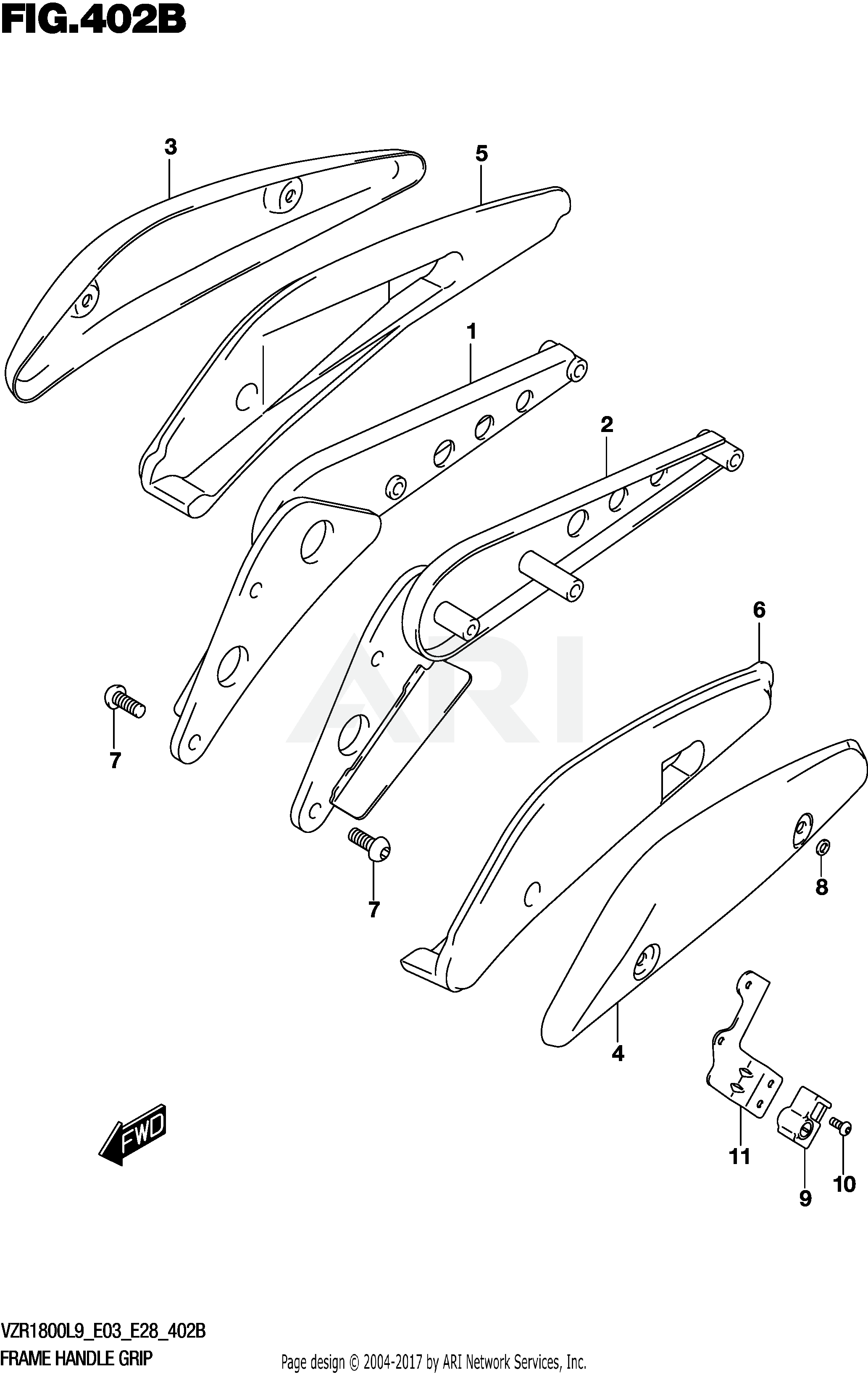 FRAME HANDLE GRIP (VZR1800BZL9 E03)