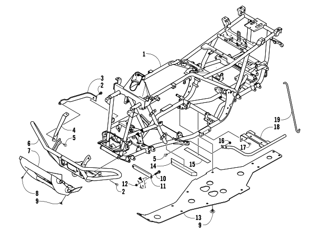 FRAME AND RELATED PARTS