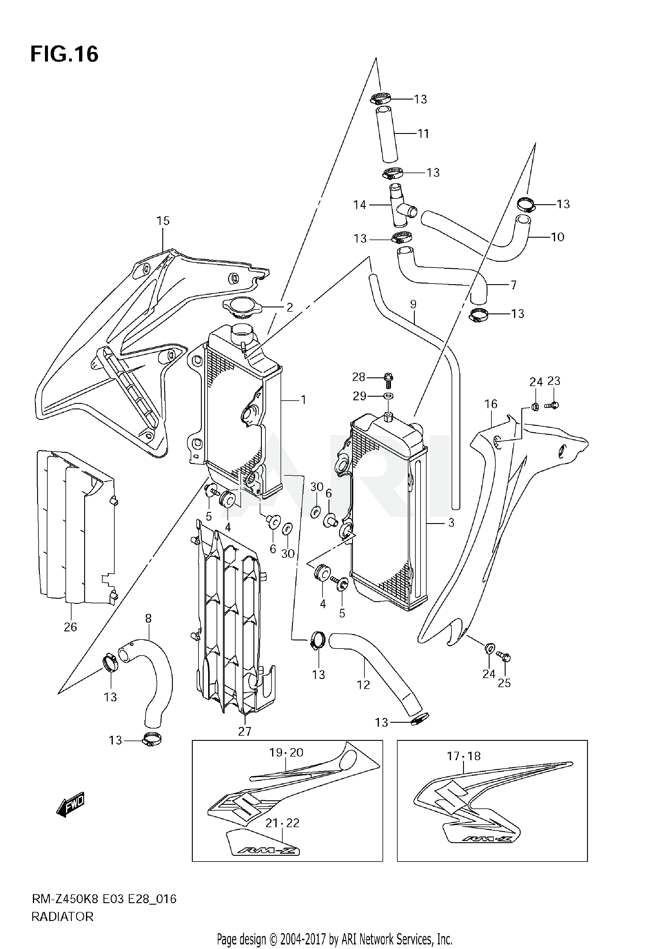 RADIATOR (RM-Z450 K8/K9)