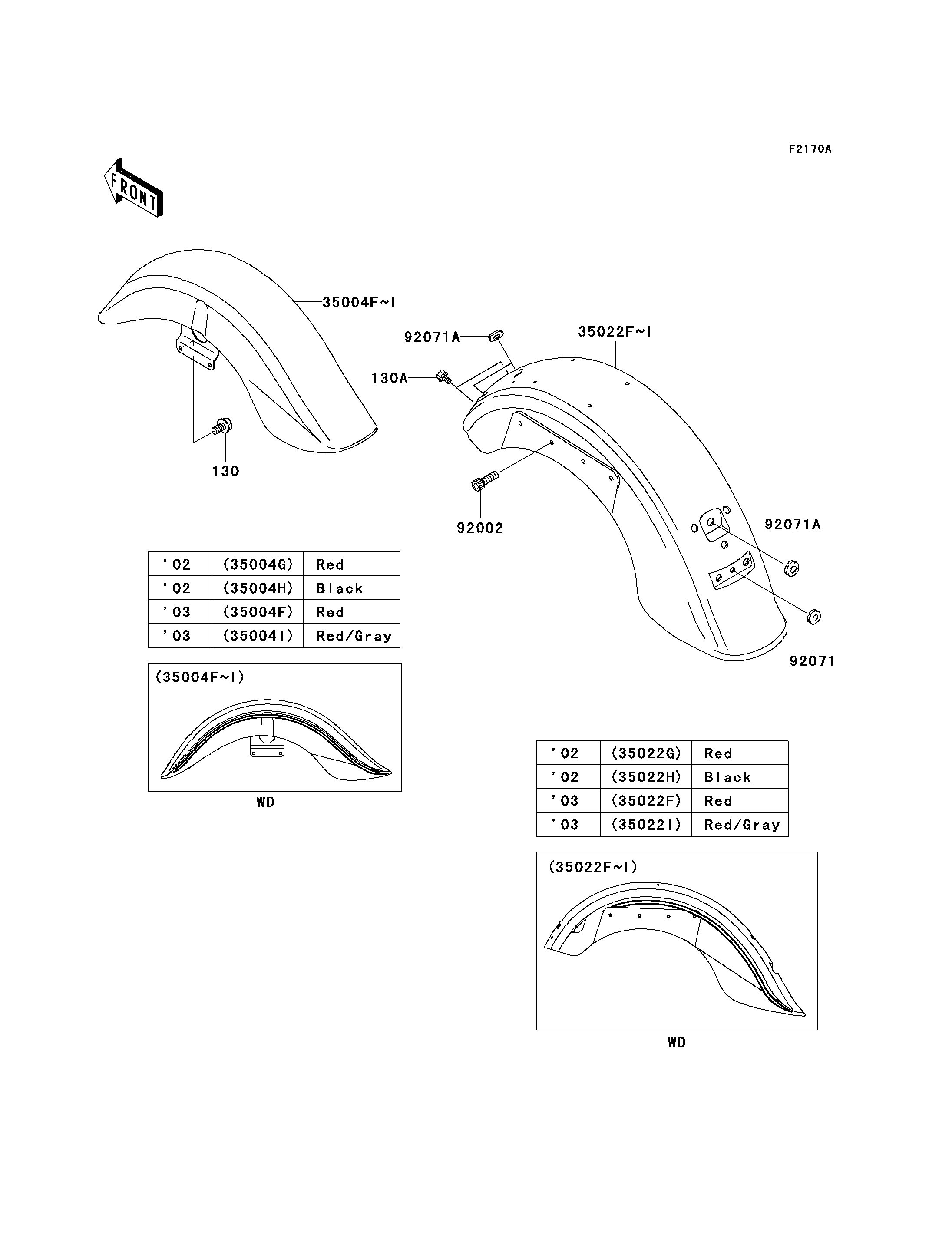 Fenders(VN1500-E5/E6)