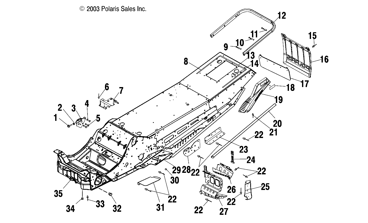 CHASSIS - S04ND4BS/BSA (4988678867A03)