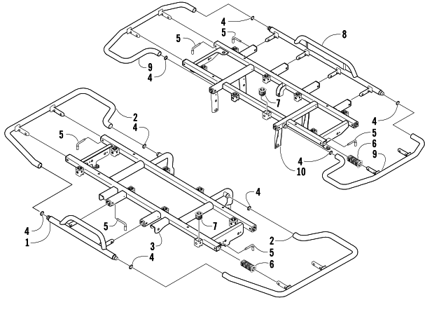 FRONT AND REAR RACK ASSEMBLIES