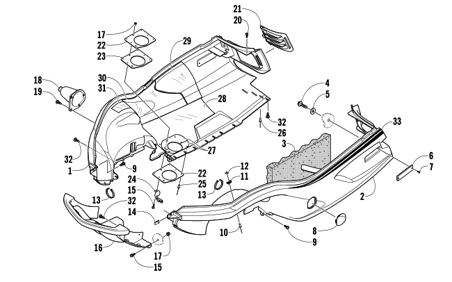 BELLY PAN AND FRONT BUMPER ASSEMBLY