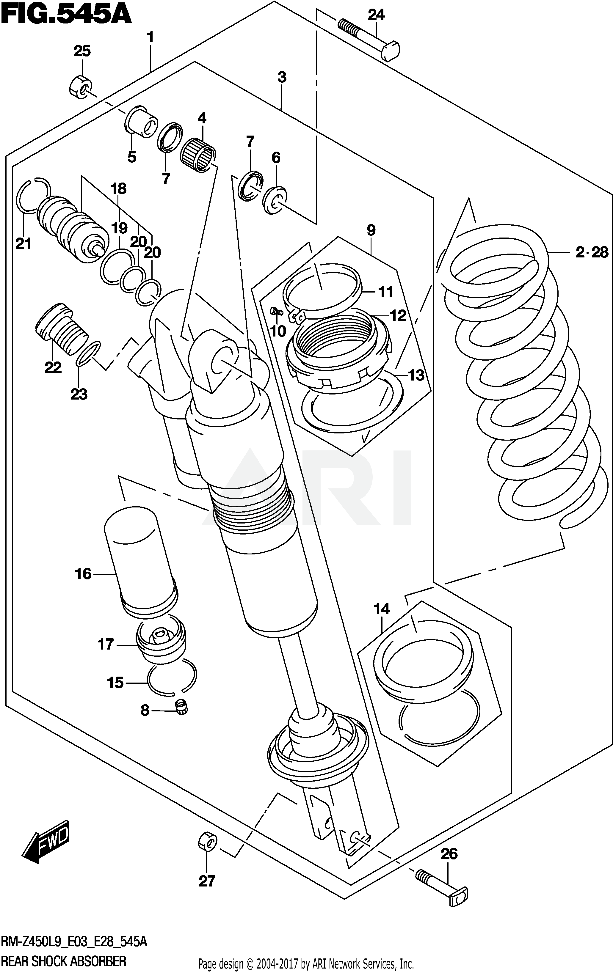 REAR SHOCK ABSORBER