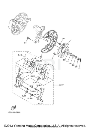 FRONT BRAKE CALIPER