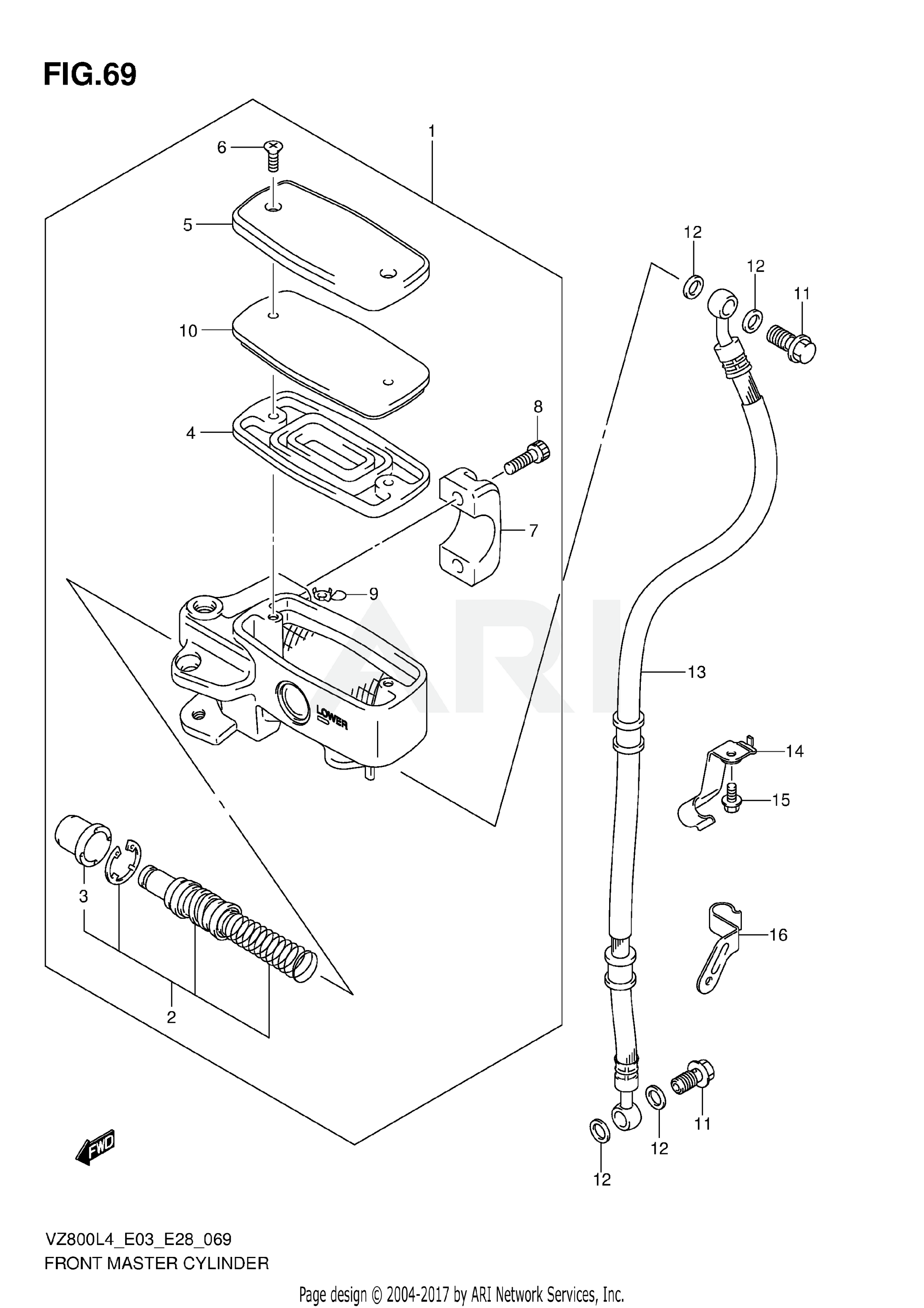 FRONT MASTER CYLINDER